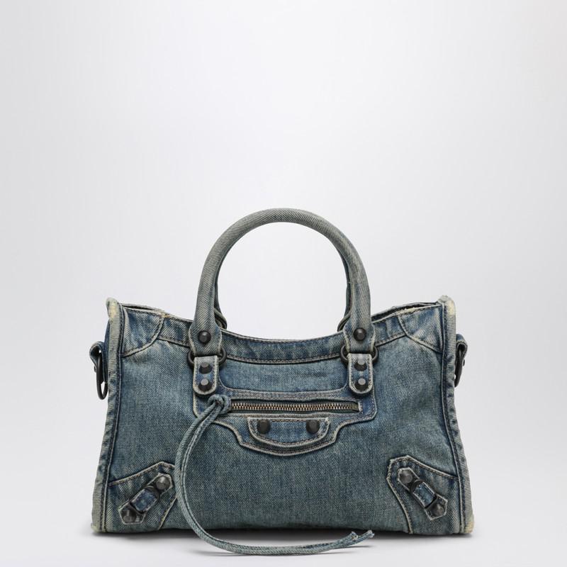 Balenciaga Borsa Le City Piccola in denim - Crossbody Bags