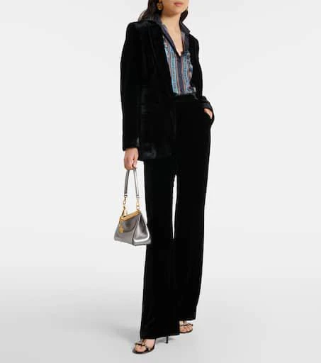 ETRO Velvet straight pants 2