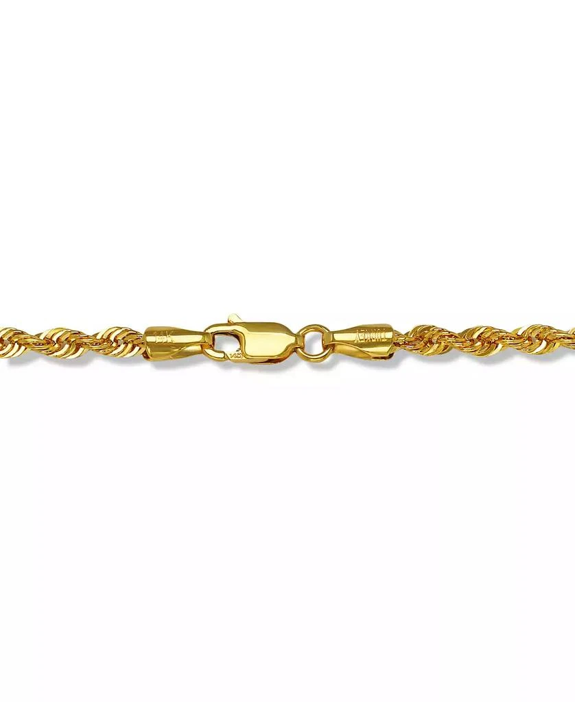 Macy
s Sparkle Rope 20" Chain Necklace (3mm) in 14k Gold 5