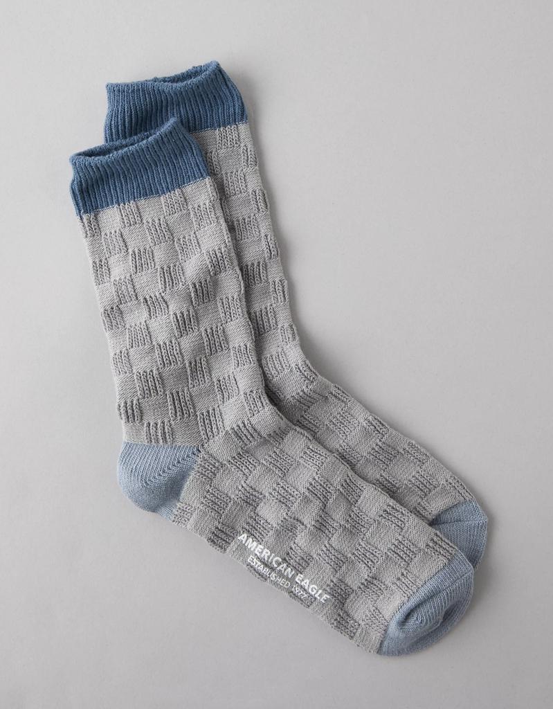 AE AE Checkerboard Terry Crew Socks