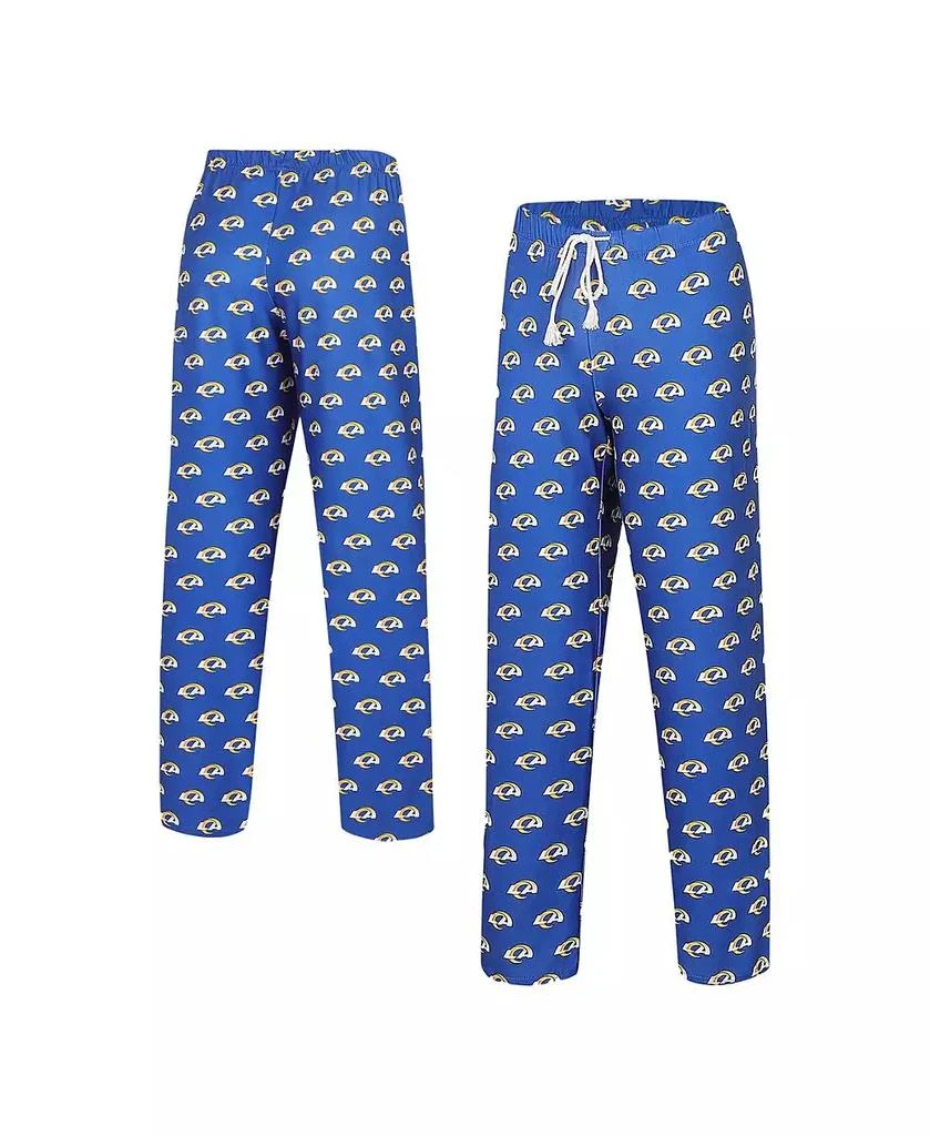 Concepts Sport Women's Royal Los Angeles Rams Gauge Allover Print Sleep Pants 1