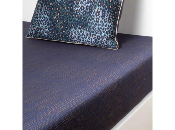 Kenzo Kenzo - Drap housse en satin de coton multicouleurs, K Léopard 1