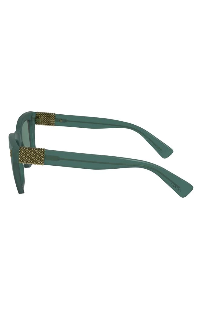 Lanvin 51mm Concerto Modified Rectangle Sunglasses 4