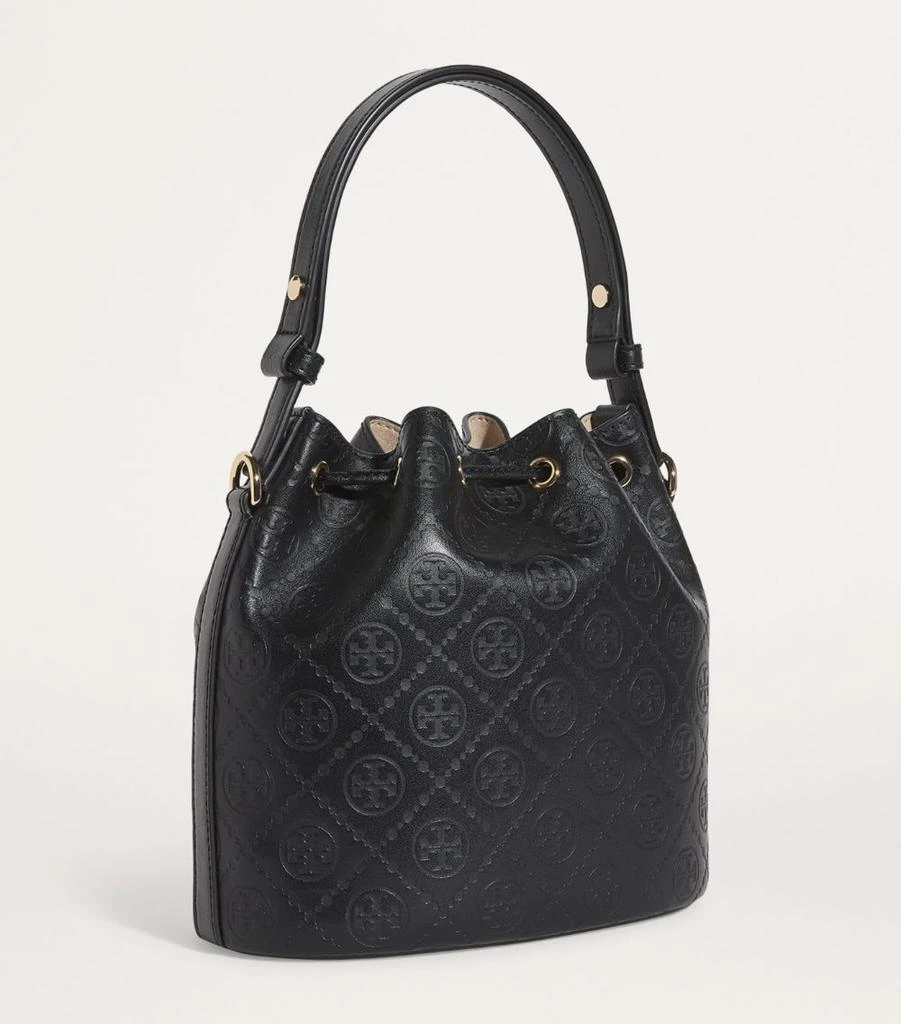 Tory Burch Leather T Monogram Bucket Bag 3