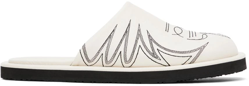 ANDERSSON BELL Off-White Western Mules 1