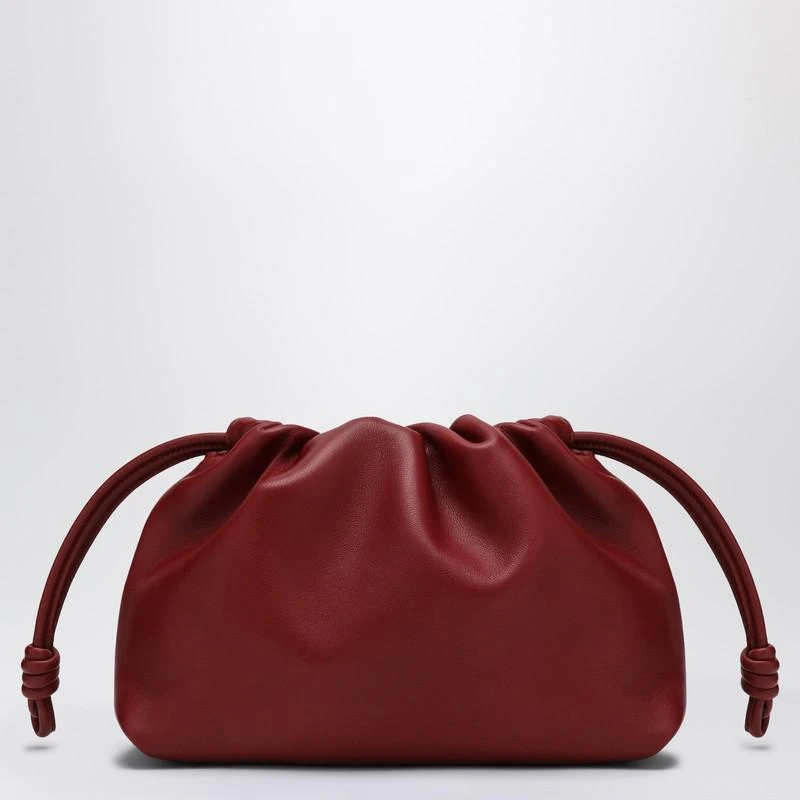 Loewe Flamenco Purse red leather bag 4