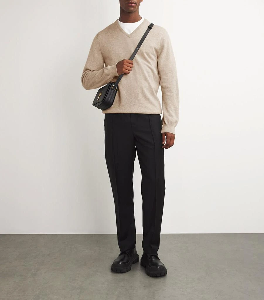 Harrods Cashmere V-Neck Sweater 2