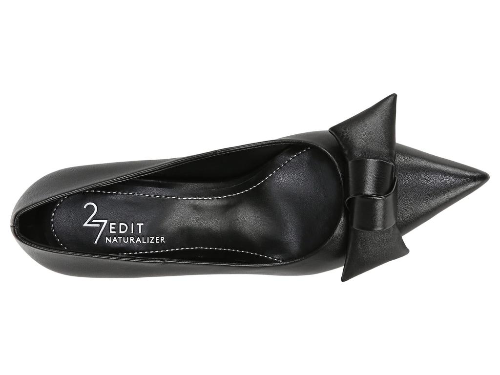 Emery Heel - hot Black Leather