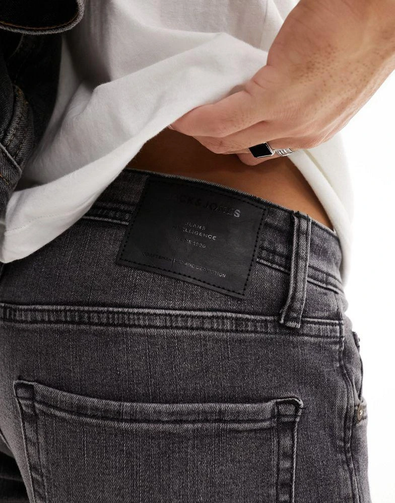 Jack & Jones Jack & Jones Glenn slim jeans in grey 2