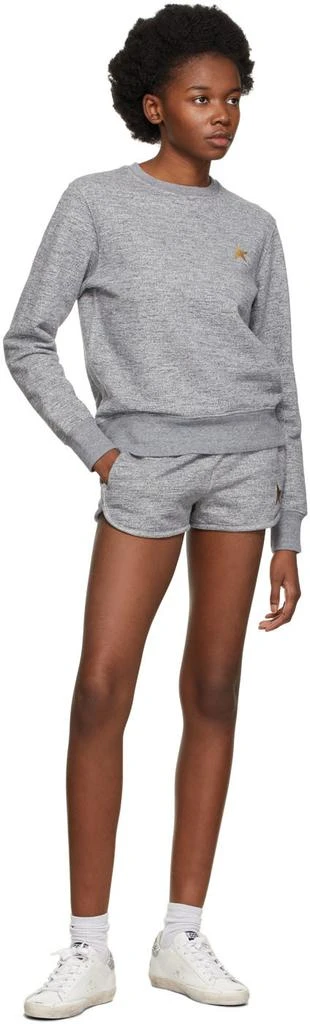Golden Goose Grey Diana Star Shorts 4