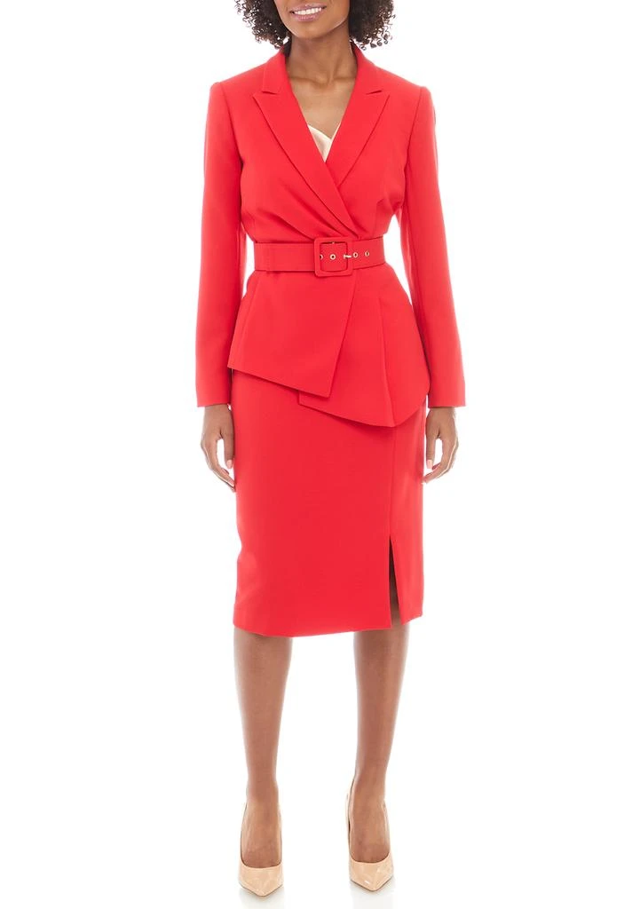 Tahari Nested Suit, Belted Jacket and Skirt 1