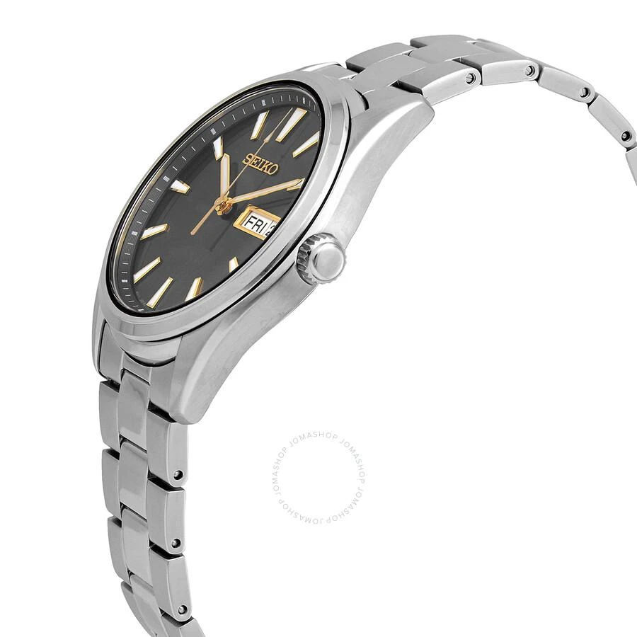 Seiko Essentials Quartz Charcoal Dial Men's Watch SUR343 2