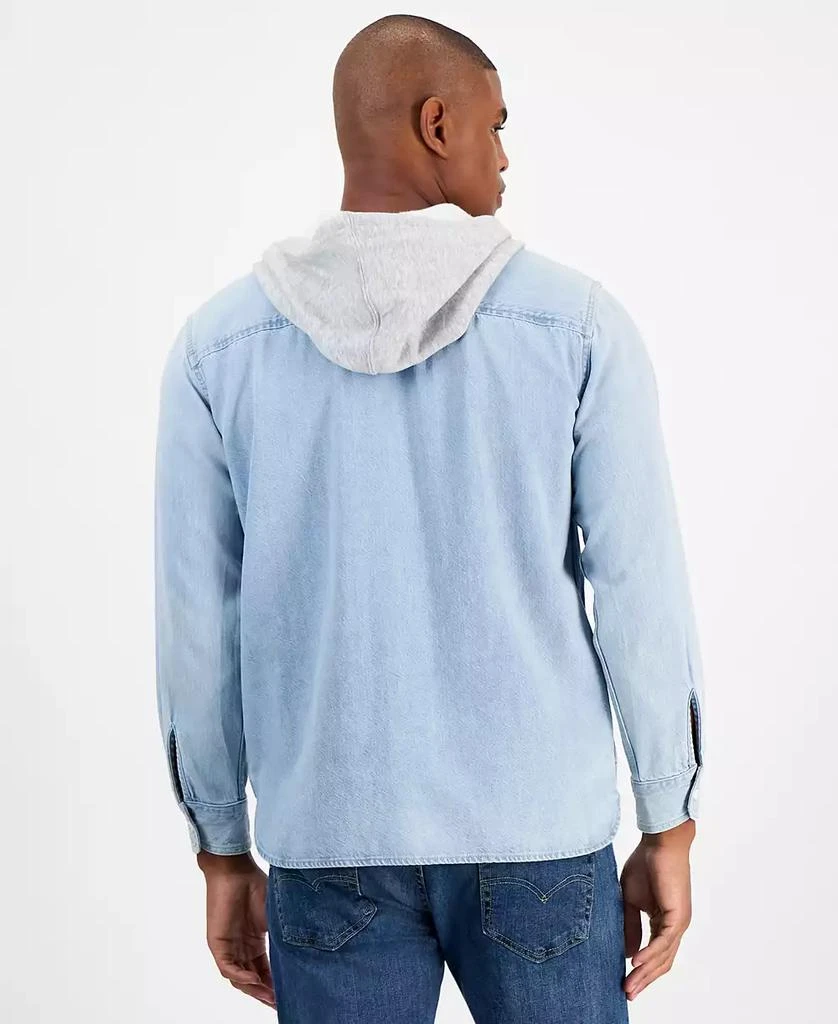 Levi's Men's Relaxed-Fit Hooded Denim Shirt Jacket 2