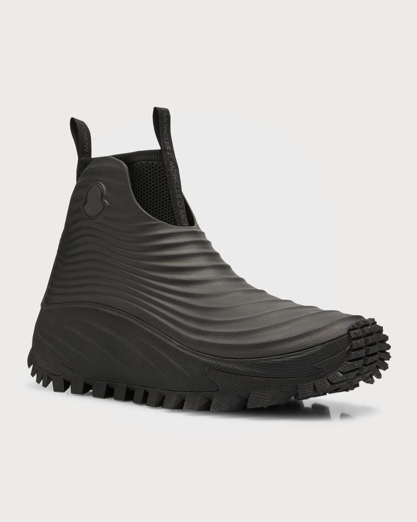 MONCLER ACQUA HIGH EUR40 新品 Men's Acqua High Ribbed Rain Boots – On Sale Now with Up to