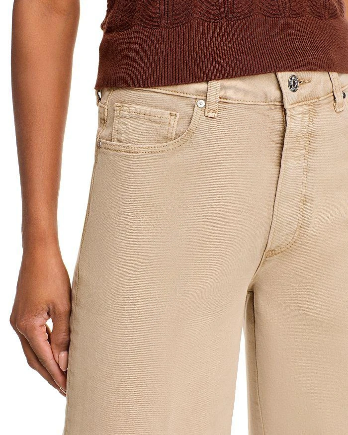 Paige Sasha High Rise Cuffed Wide Leg Jeans in Vintage Soft Sand 6