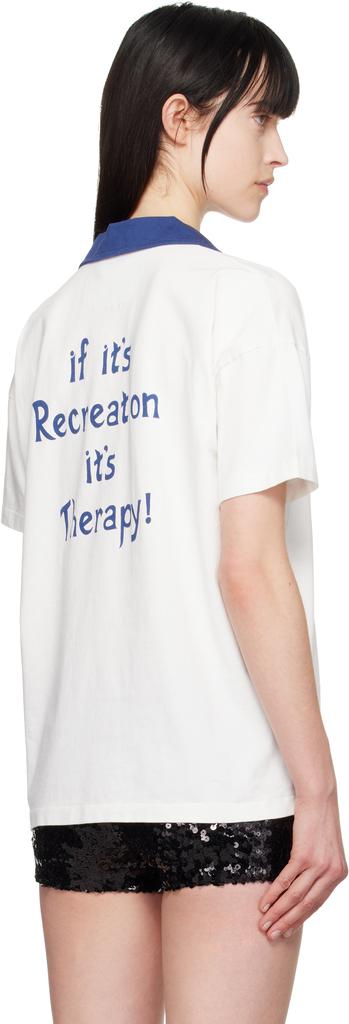 White 'Recreation' Polo – On Sale Now with Up to 10% Off