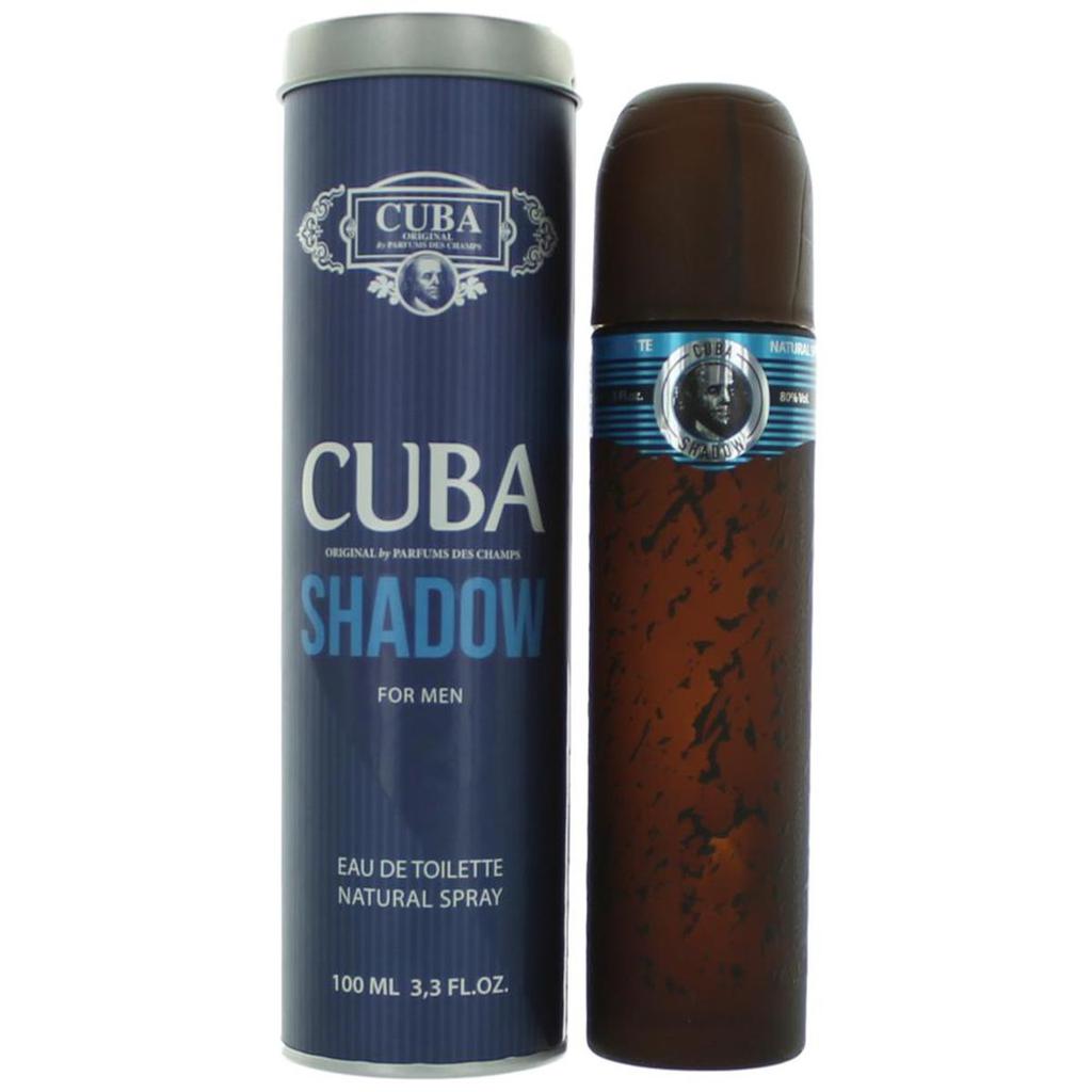 Cuba Cuba amcubash34s 3.4 oz Shadow Eau De Toilette Spray for Men