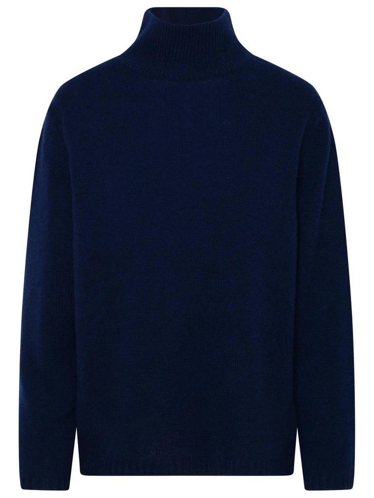 360 Cashmere 360 Cashmere Luella Blue Cashmere Turtleneck Sweater 1