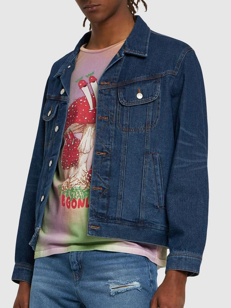 EGONLAB Eat Me Embroidered Cotton Denim Jacket 3
