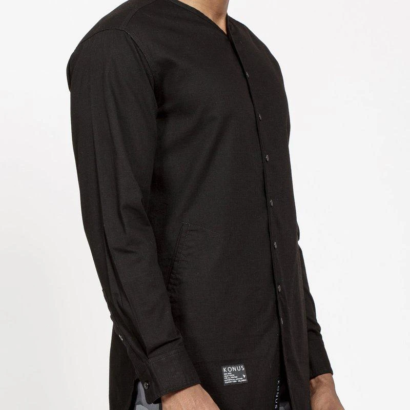 Konus Men's Rip Stop Liner Shirt In Black 2