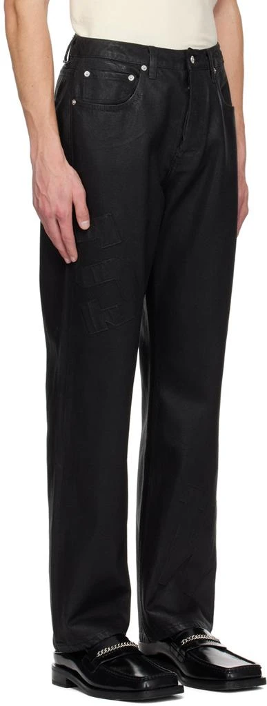 Saintwoods Black Waxed Jeans 2