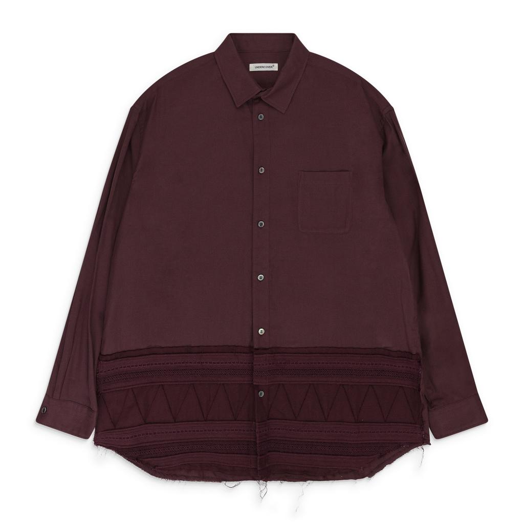 UNDERCOVER RED BUTTON-DOWN SHIRT