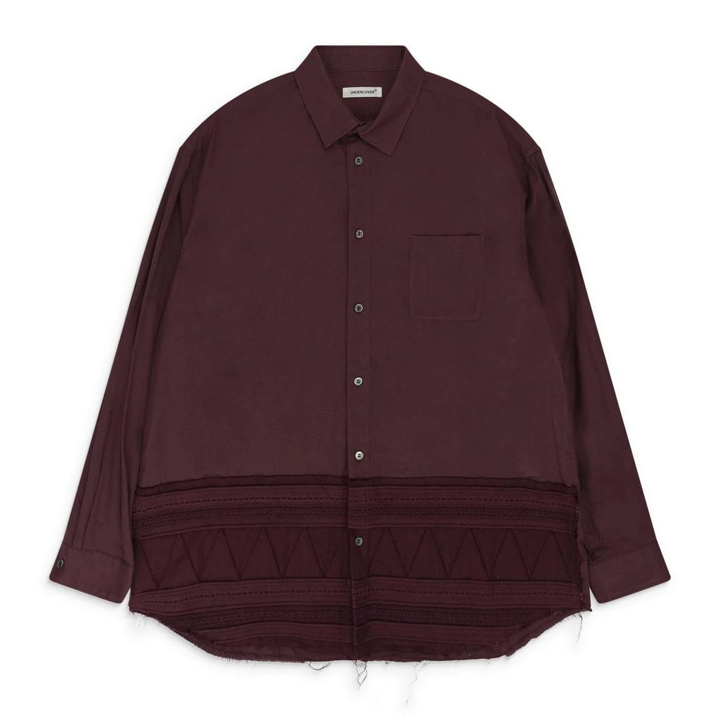 UNDERCOVER RED BUTTON-DOWN SHIRT 1