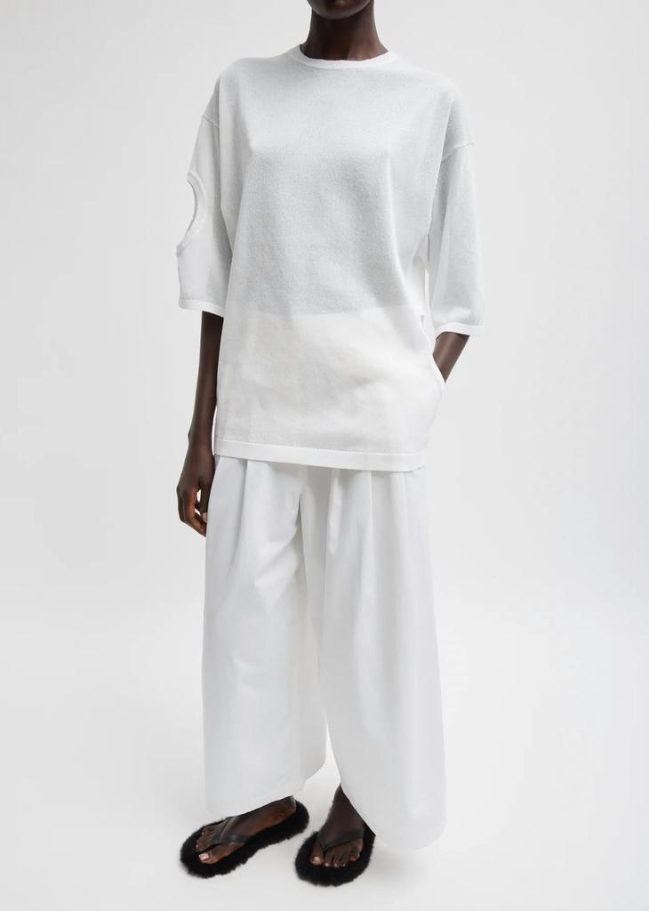 Tibi Tibi - Bio Twill Triple Pleat Cropped Pant