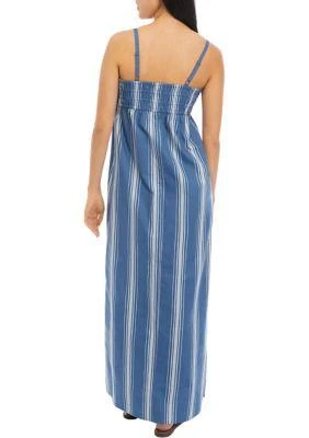 TRUE CRAFT Craft Sleeveless Smocked Maxi Dress 2