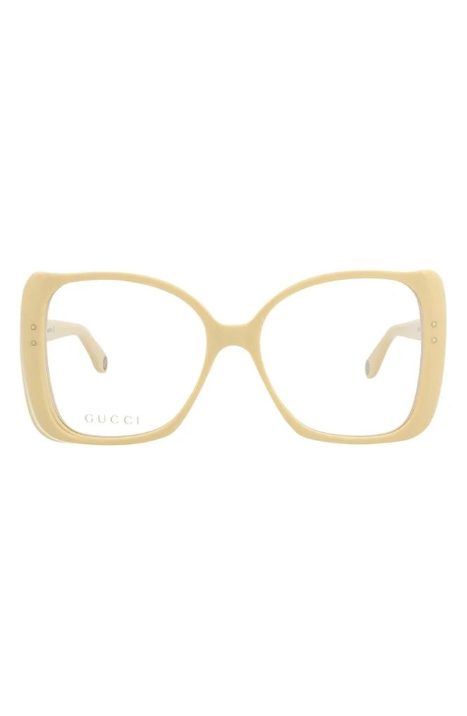 Gucci 55mm Oversize Fashion Optical Glasses 1