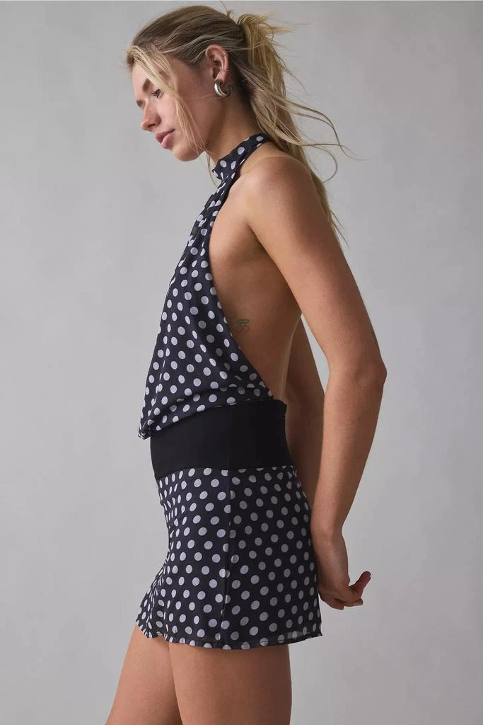 halter fall wedding guest dress Halter A-Line Lace Up Black Sleeveless Wedding Guest Dress, Black / XL