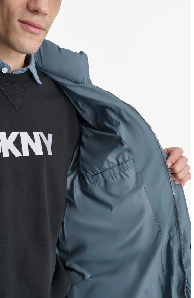 DKNY Zip Front Coat 4