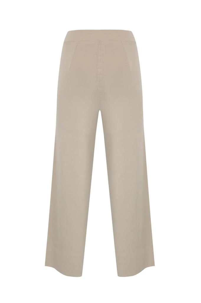 Max Mara Cropped Trousers In Viscose Crepe 2