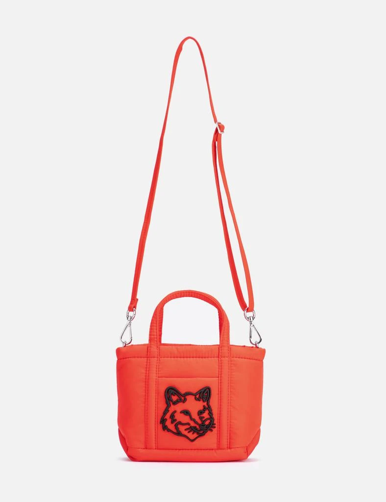Maison Kitsune FOX HEAD PUFFER MINI TOTE