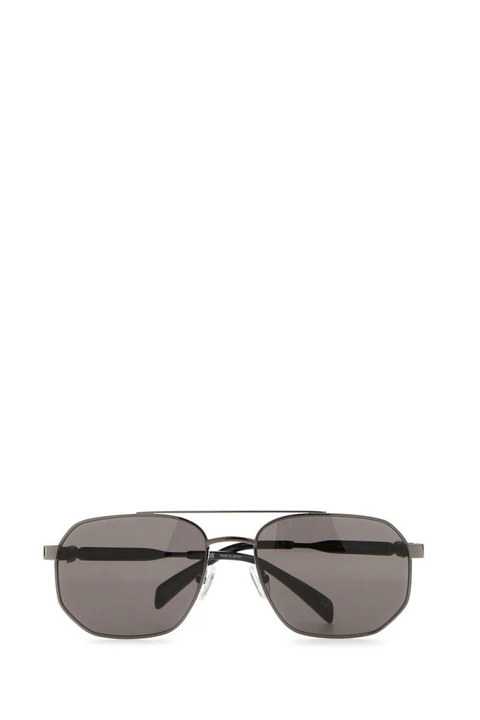 Alexander Mcqueen Ruthenium Caravan Floating Skull sunglasses 1