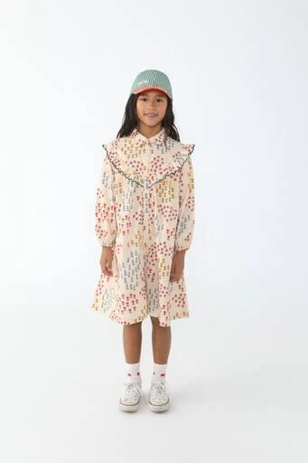 Tinycottons Garden cotton poplin dress 5