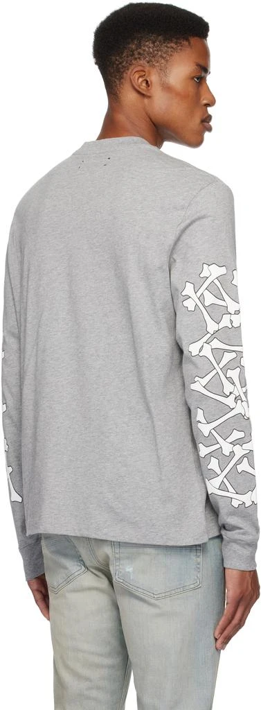 AMIRI Black Bones Stacked Long Sleeve T-shirt 3