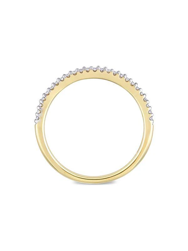 Sonatina 14K Yellow Gold 
0.125 TCW Diamond Stackable Ring 3