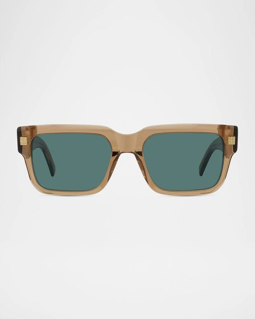 Givenchy Men's GV Day Acetate Rectangle Sunglasses 1