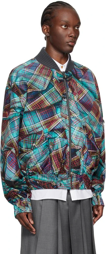Vivienne Westwood Blue Bernardo Bomber Jacket 2