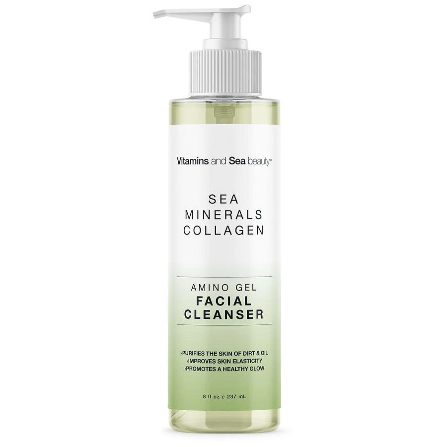 Vitamins and Sea Beauty Sea Minerals and Collagen Amino Gel Facial Cleanser 1