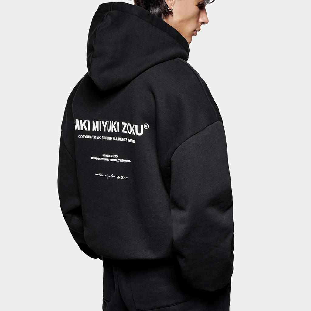 MKI Miyuki Zoku Design Studio Loopback Cotton-Blend Hoodie