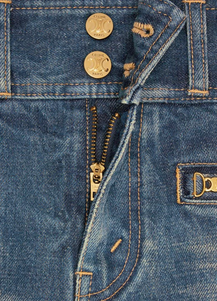 Celine Jane flared jeans in dark union wash denim 4