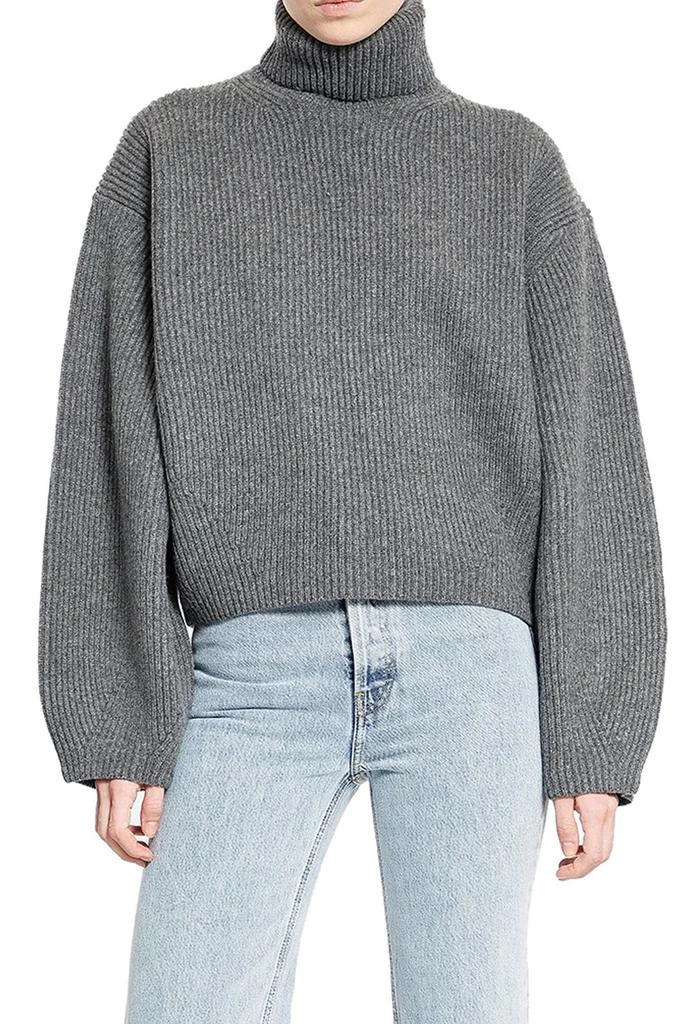 Totême Totême Ribbed Knit Turtleneck Sweater 3
