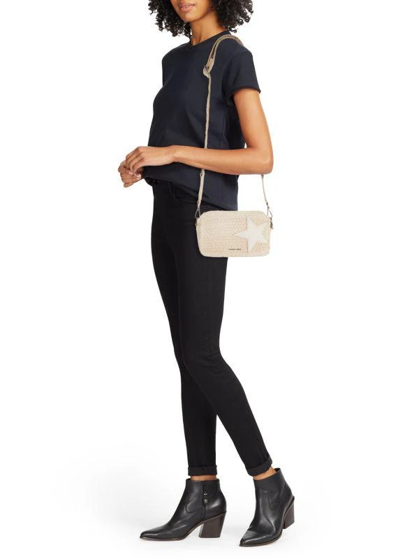 Vintage Havana Textured Star Crossbody Bag 2
