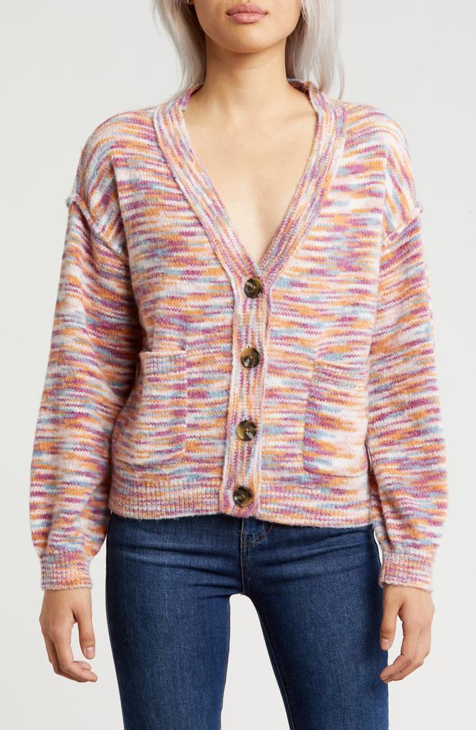 Abound Oversize Space Dye Cardigan