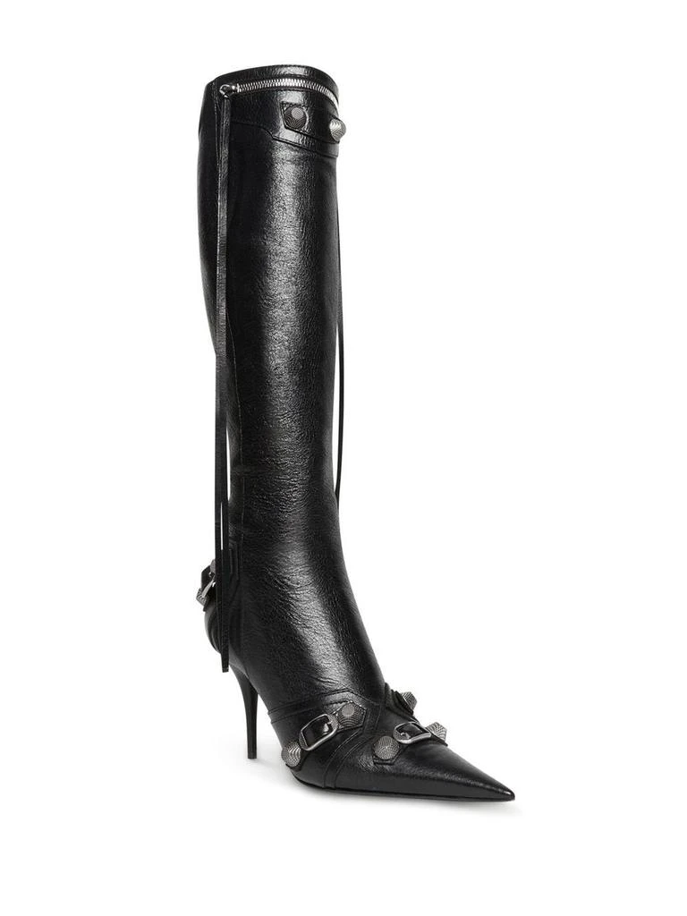 Balenciaga LE CAGOLE LEATHER BOOTS 4