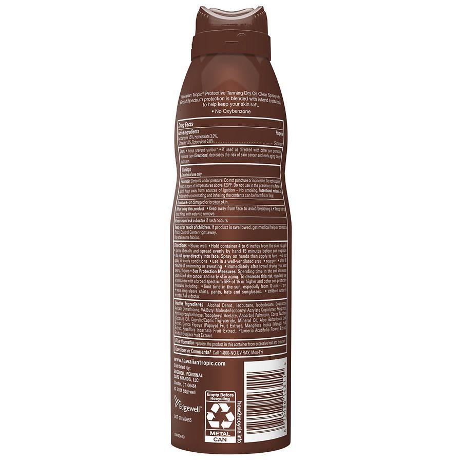 Hawaiian Tropic Protective Tanning Spray, SPF 15