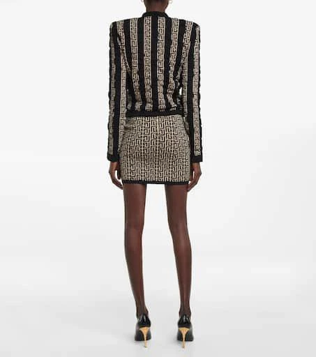 Balmain Monogram wool-blend cardigan 3