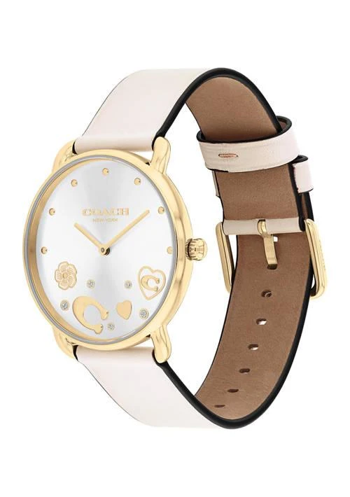Coach Elliot Leather Strap Watch 3